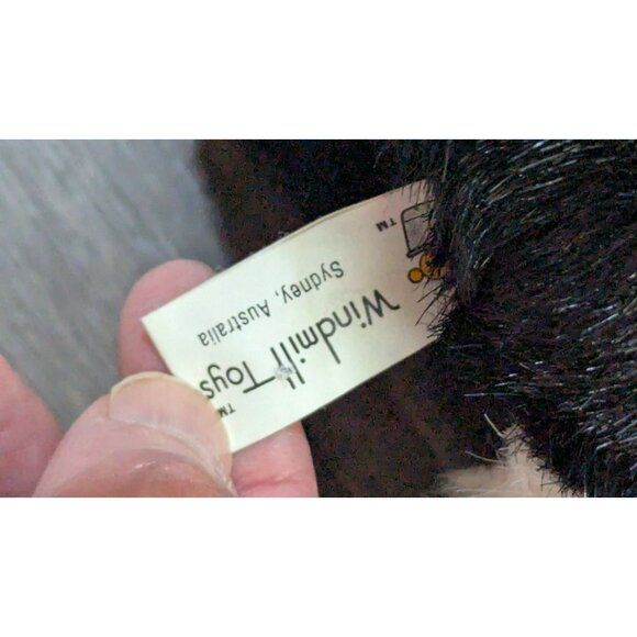 Windmill Toys Plush Australia Tassy Devil Stuffed Animal 12" Realistic Toy black - Picture 9 of 12